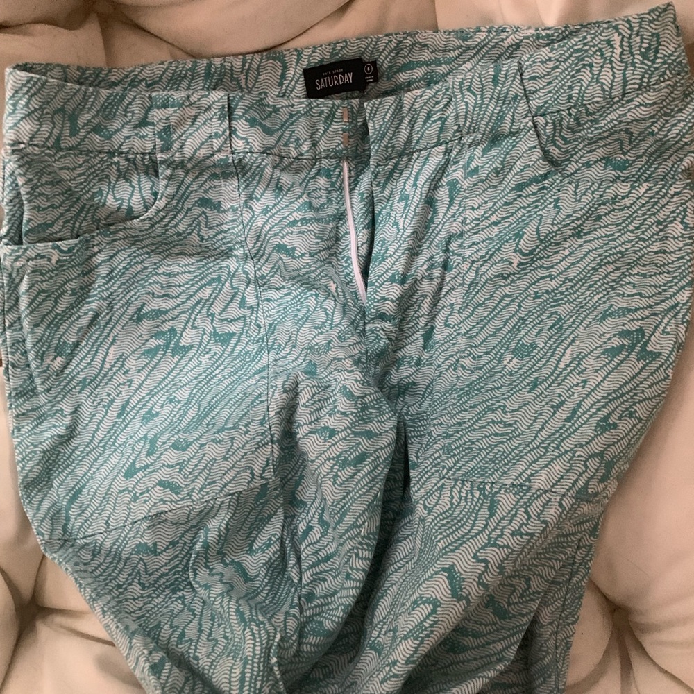 Ladies designer straight leg pants